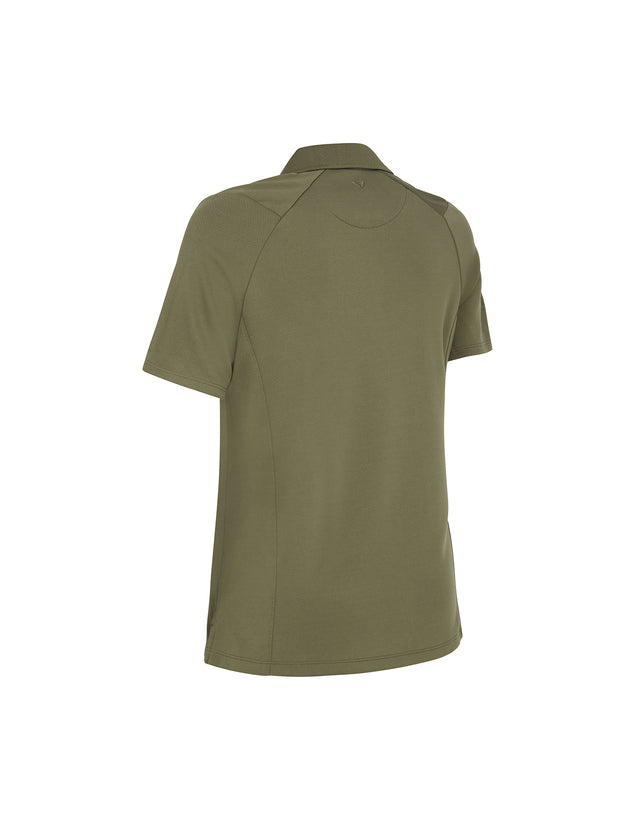 Swing Tech Women's Polo In Industrial Green