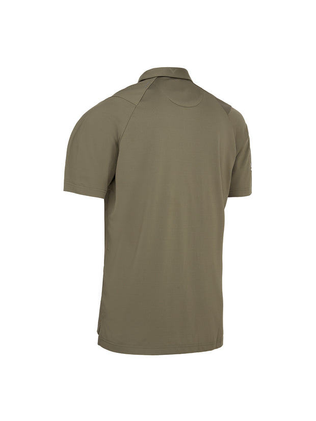 Swing Tech Tour Polo In Black Lichen
