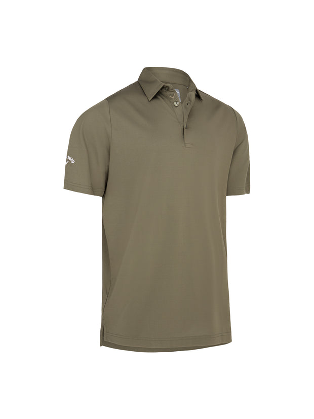 Swing Tech Tour Polo In Black Lichen