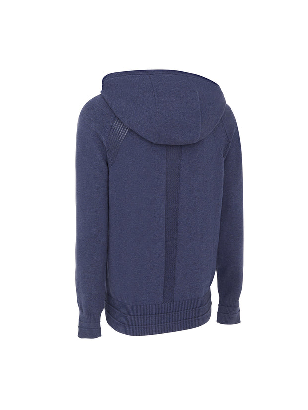 Women's Space Dye Heather Hoodie In Navy Heather