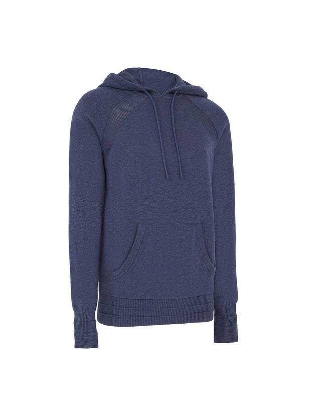 Women's Space Dye Heather Hoodie In Navy Heather