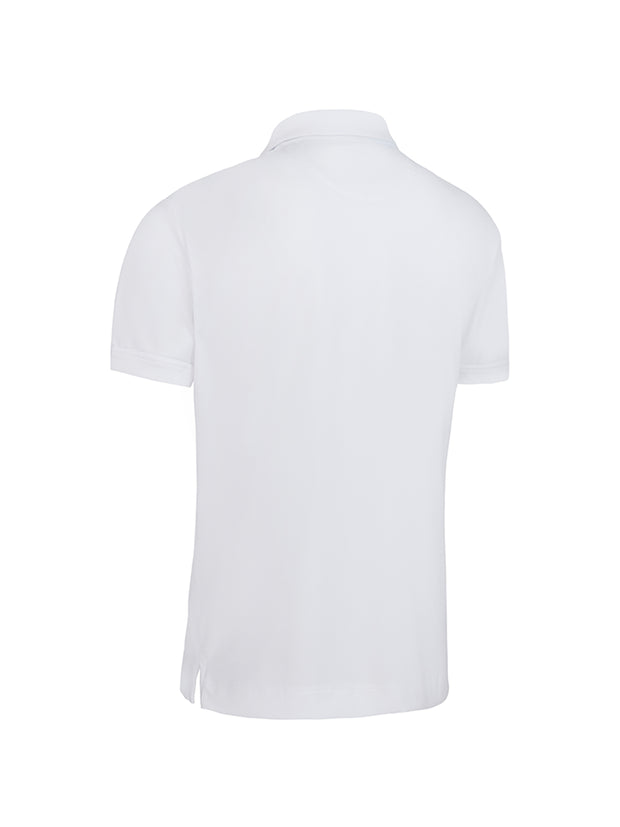 X Series Splatter Paint Ombre Polo In Bright White