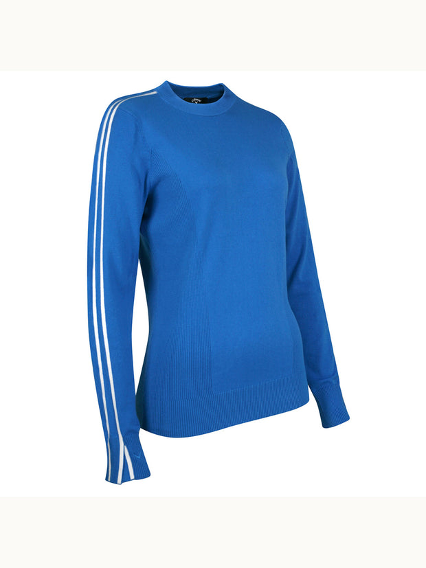Striped Women's Sweater In Blue Sea Star
