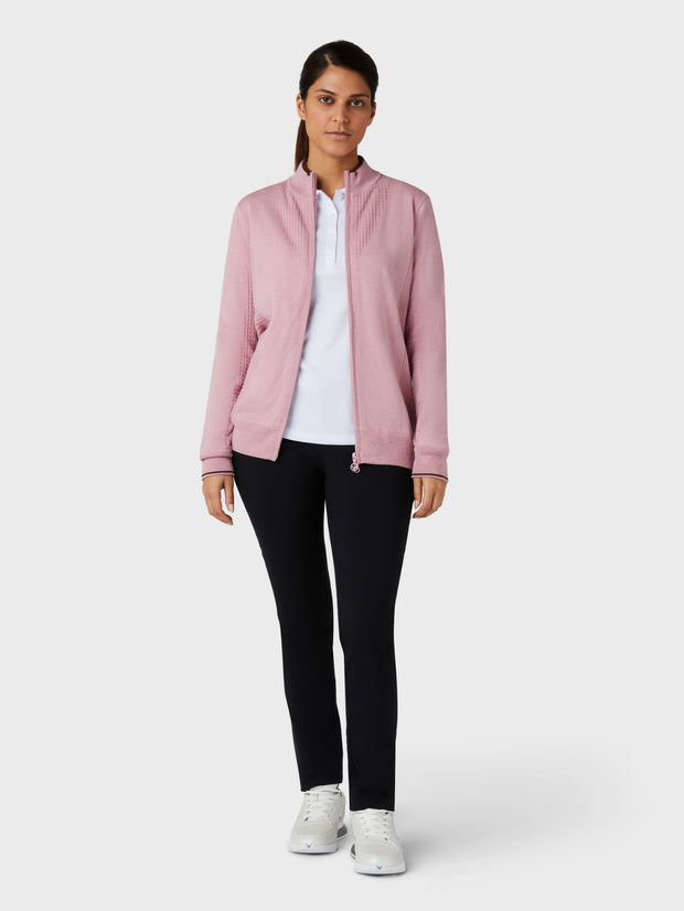 Women's Windstopper Full-Zip Sweater In Pink Nectar