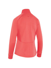 Midweight Waffle Women's Fleece Jacket In Paradise Pink Heather