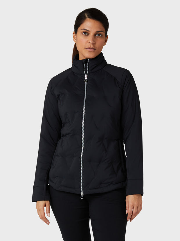 Women's Primaloft Chev Quilted Jacket In Caviar