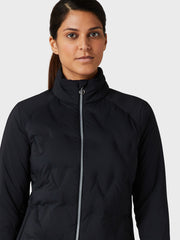 Women's Primaloft Chev Quilted Jacket In Caviar