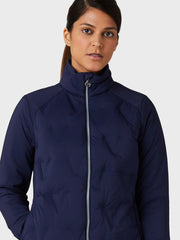 Women's Primaloft Chev Quilted Jacket In Peacoat