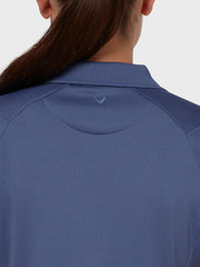 Swing Tech Women's Polo In Blue Indigo