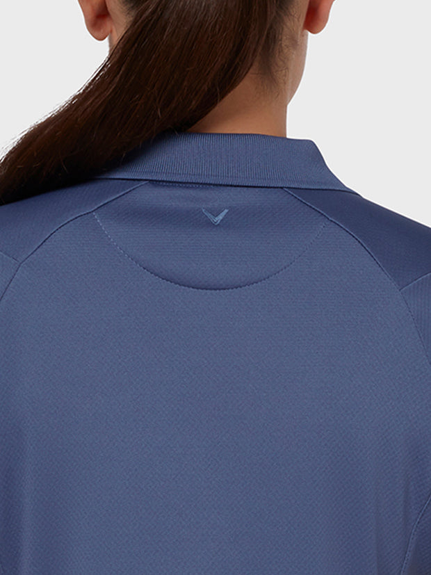 Swing Tech Women's Polo In Blue Indigo