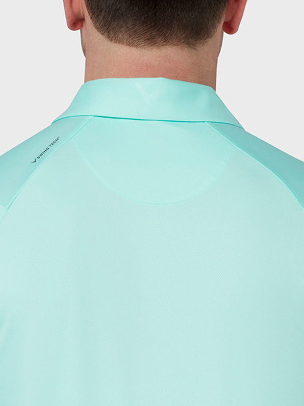 Swing Tech Tour Polo In Aruba Blue