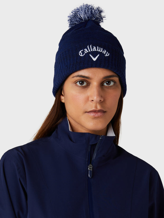 Women's Ta Pom Beanie In Navy