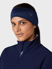 Women's Winter Hairtail Headband In Navy