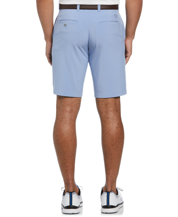 Lightweight Tech Short With Active Waistband In Chambray