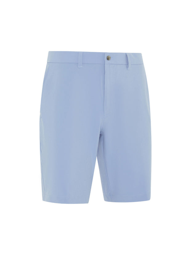 Lightweight Tech Short With Active Waistband In Chambray