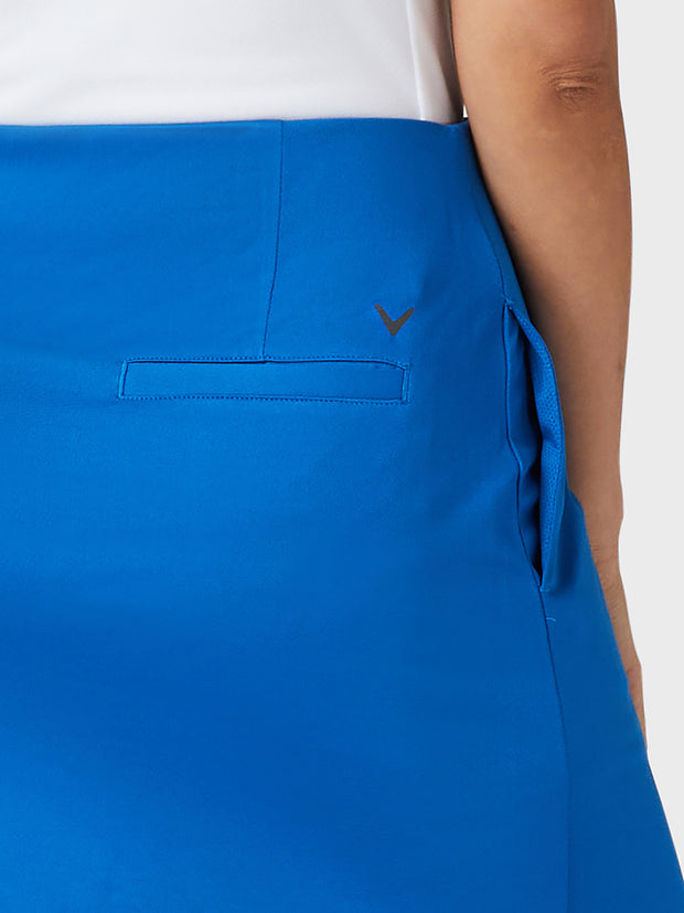 Women's Butterfly Print Peep Skort In Baleine Blue