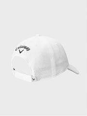 Fronted Crested Cap In White/Black