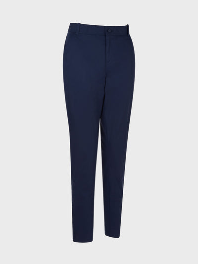 5 Pocket Flex Fabric Women's Trousers In Peacoat