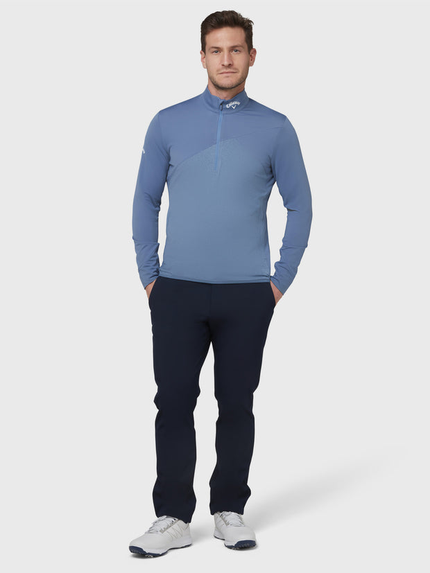 Aquapel™ Ultra Light Quarter Zip Sweatshirt In Blue Horizon