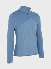Aquapel™ Ultra Light Quarter Zip Sweatshirt In Blue Horizon
