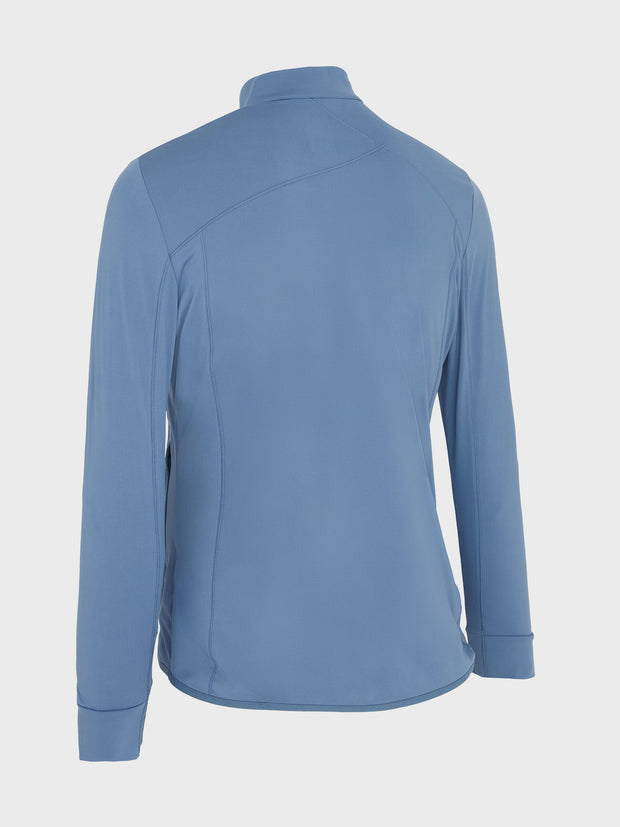 Aquapel™ Ultra Light Quarter Zip Sweatshirt In Blue Horizon