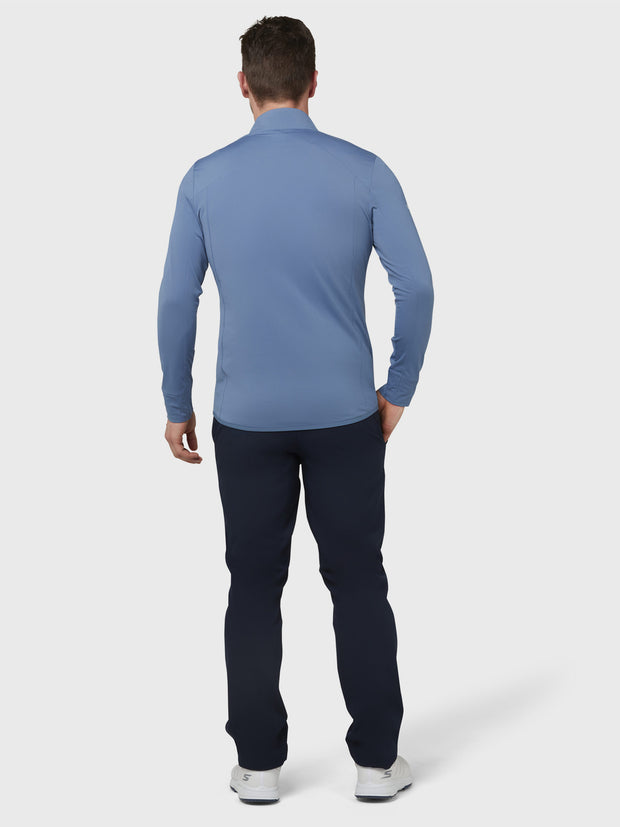 Aquapel™ Ultra Light Quarter Zip Sweatshirt In Blue Horizon