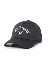 Side Crested Cap In Charcoal
