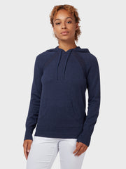 Women's Space Dye Heather Hoodie In Navy Heather