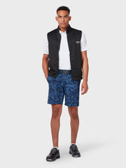 X Series Abstract Camo Shorts In Navy Blazer