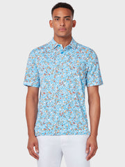 Artificial Nature Polo In Malibu Blue