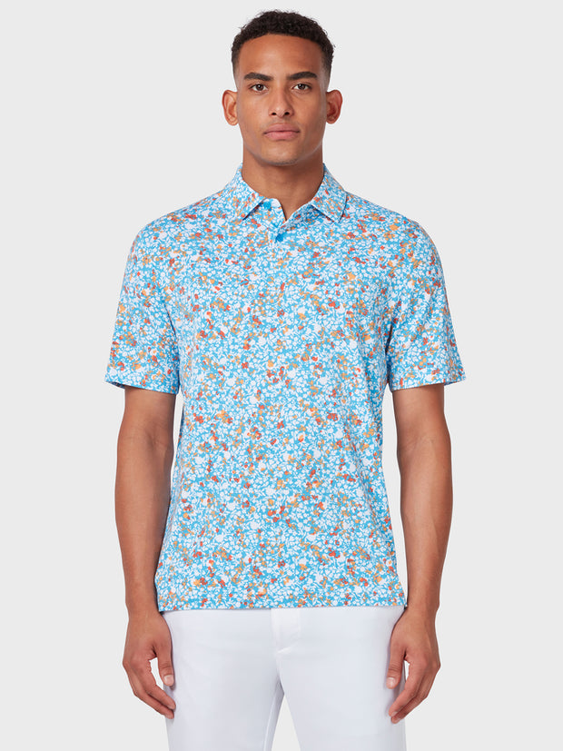 Artificial Nature Polo In Malibu Blue