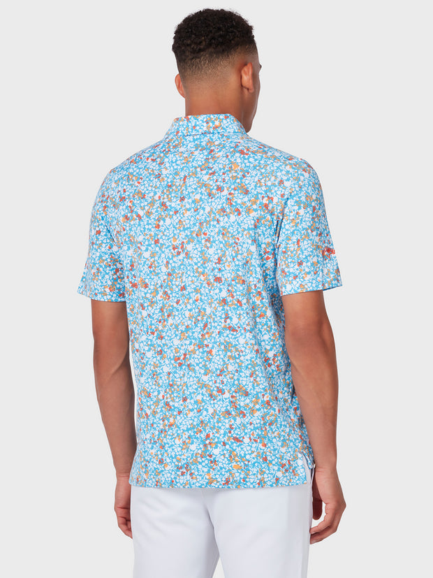 Artificial Nature Polo In Malibu Blue