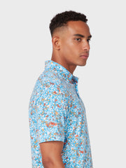 Artificial Nature Polo In Malibu Blue