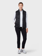 Women's Thermal Longsleeve Fleece Back Jersey Polo In Brilliant White