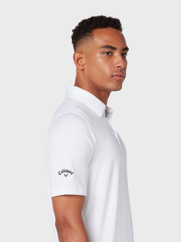 Swing Tech Tour Polo In Bright White