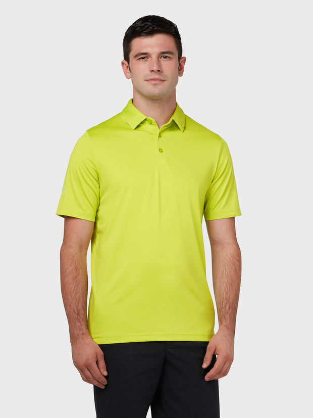 Swing Tech Tour Polo In Surreal Green