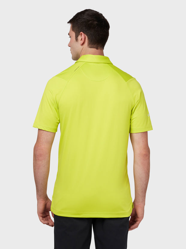 Swing Tech Tour Polo In Surreal Green