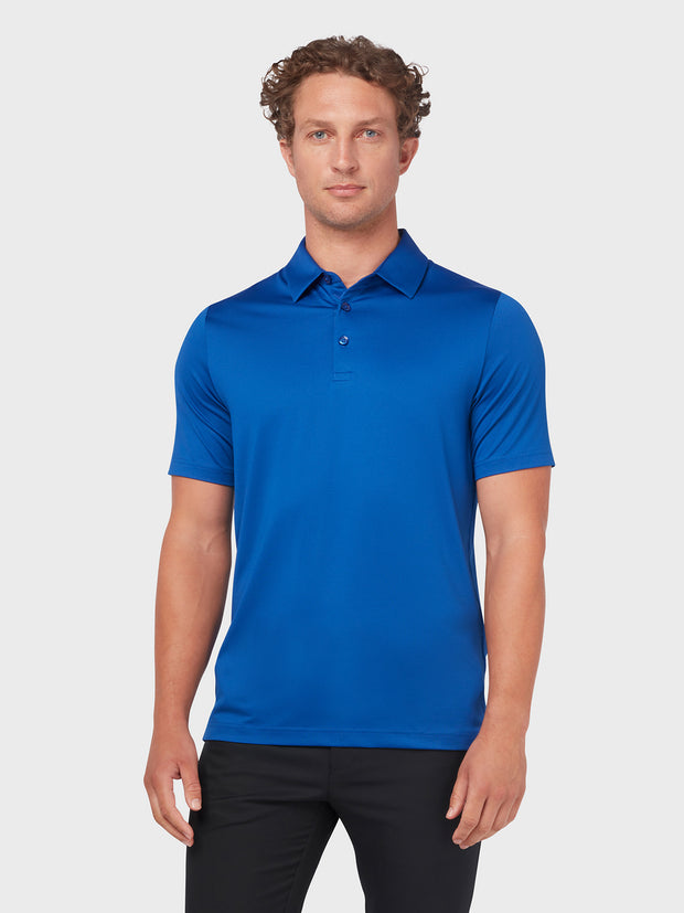 Swing Tech Tour Polo In Mazarine Blue