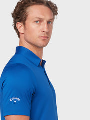 Swing Tech Tour Polo In Mazarine Blue