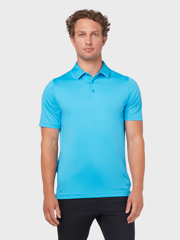 Swing Tech Tour Polo In Malibu Blue