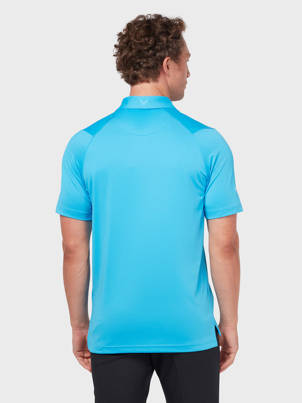 Swing Tech Tour Polo In Malibu Blue