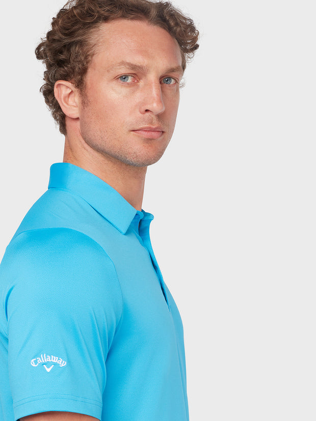 Swing Tech Tour Polo In Malibu Blue