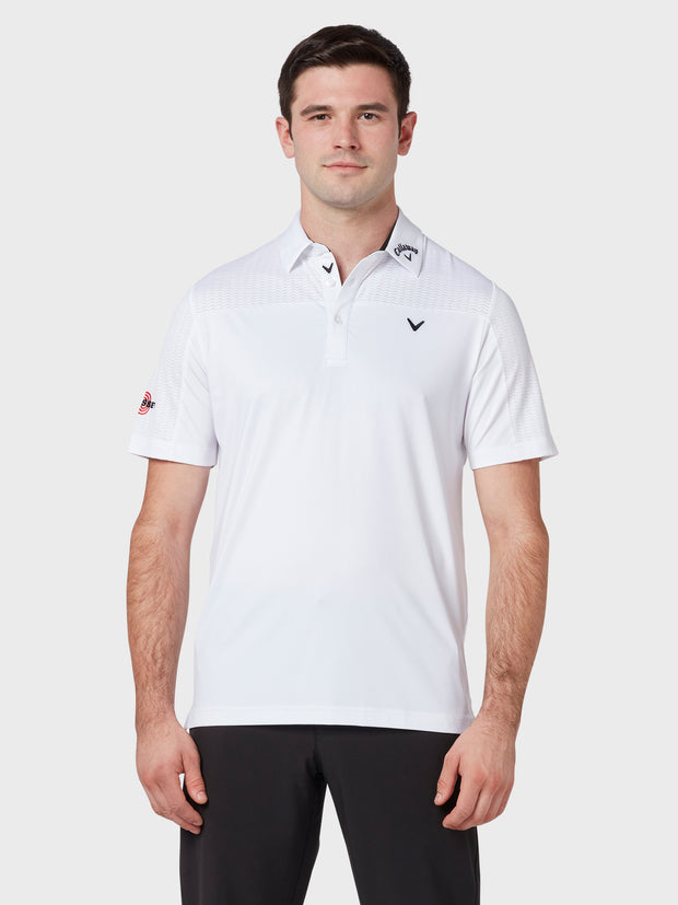 Odyssesy Ventilated Polo In Bright White