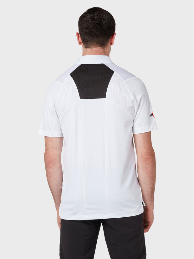 Odyssesy Ventilated Polo In Bright White