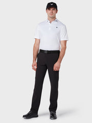 Odyssesy Ventilated Polo In Bright White