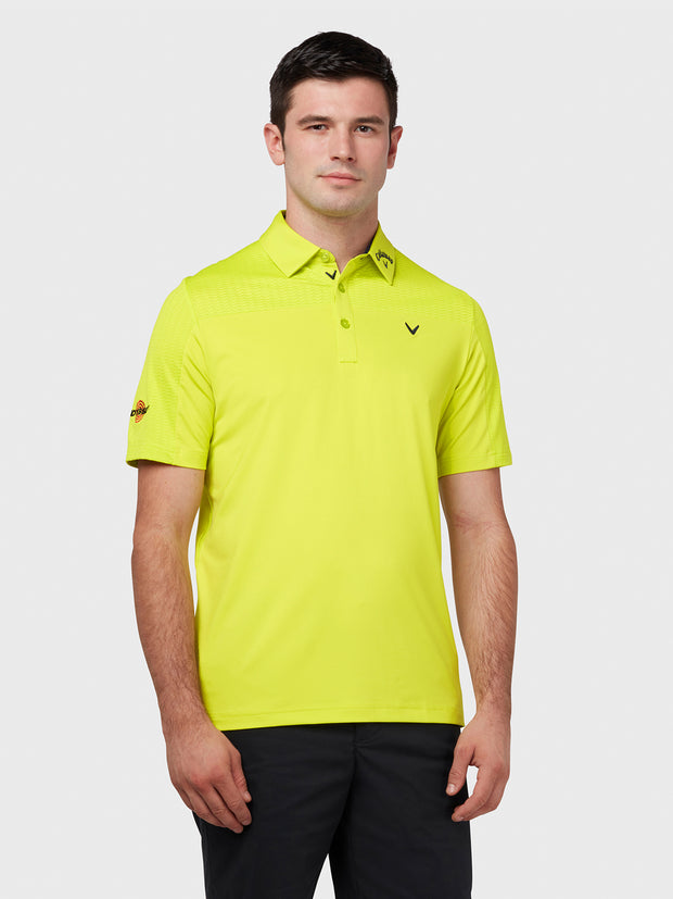 Odyssesy Ventilated Polo In Surreal Green