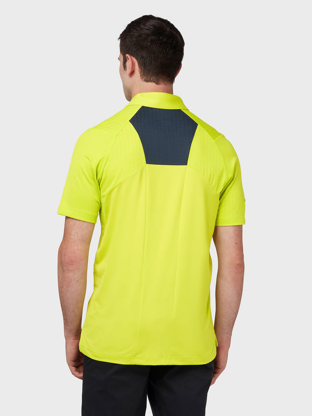 Odyssesy Ventilated Polo In Surreal Green