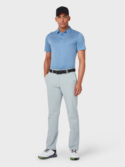 Soft Touch Solid Polo In Magnetic Blue Heather