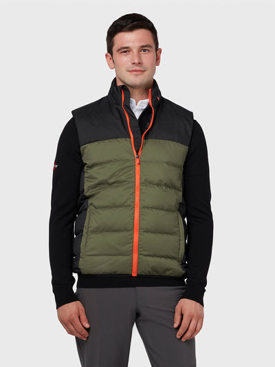 Premium Puffer Gilet In Caviar