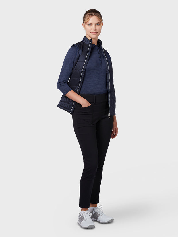 Women's Quilted Gilet In Peacoat